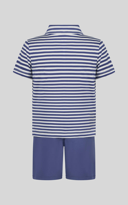 Boys Striped Set (Navy)