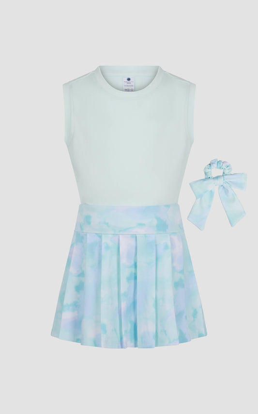Girls Floral 3 Piece Set (Blue)