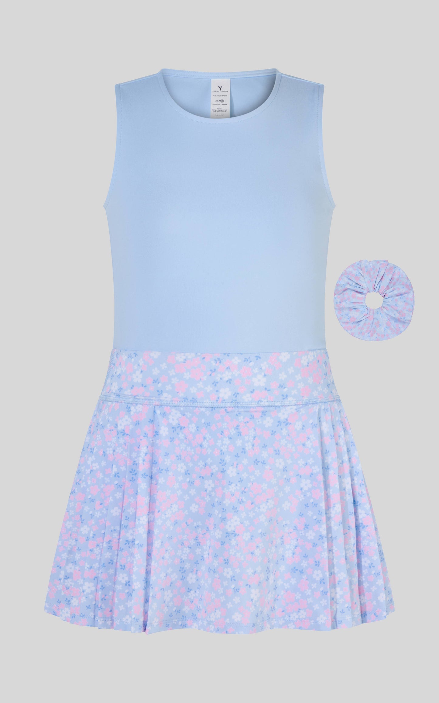 Girls Floral 3 Piece Tennis Set