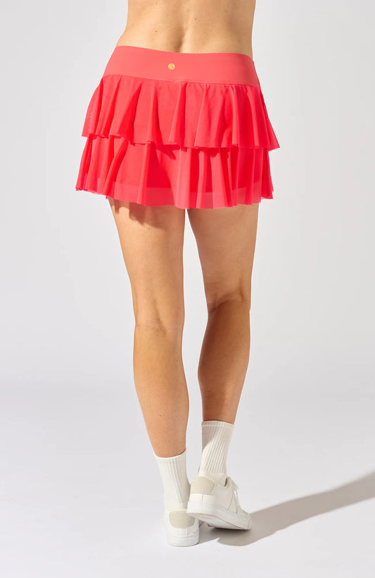 Limited Edition Bobbe Layer Cake Skirt - Dark Pink