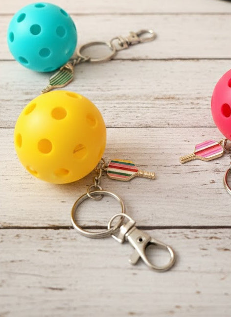 Susie’s Pickleball Keychain with Charm