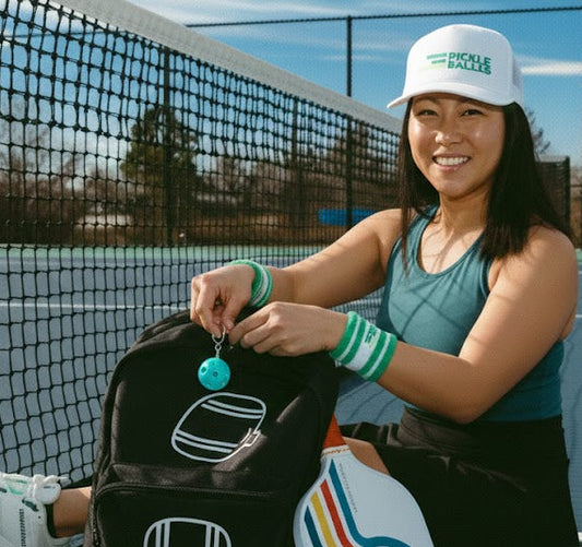 Susie’s Pickleball Keychain with Charm