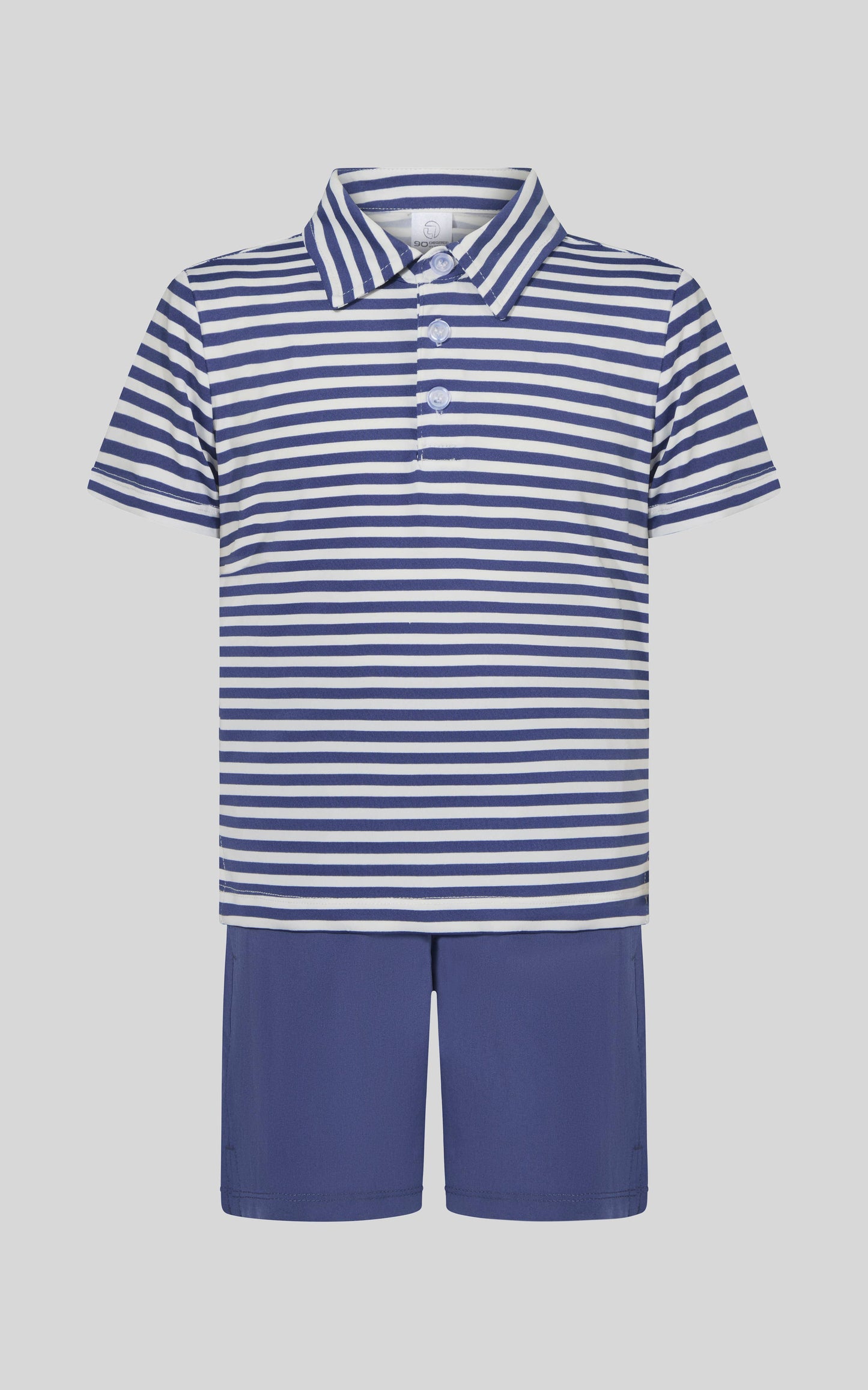 Boys Striped Set (Navy)